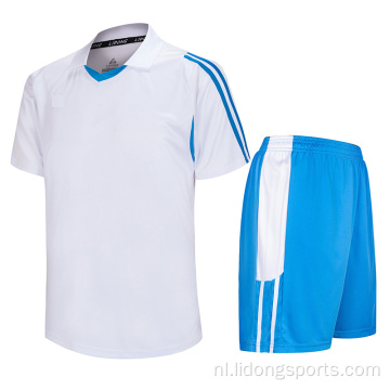 Retro voetbal jersey set kits voetbalkleding